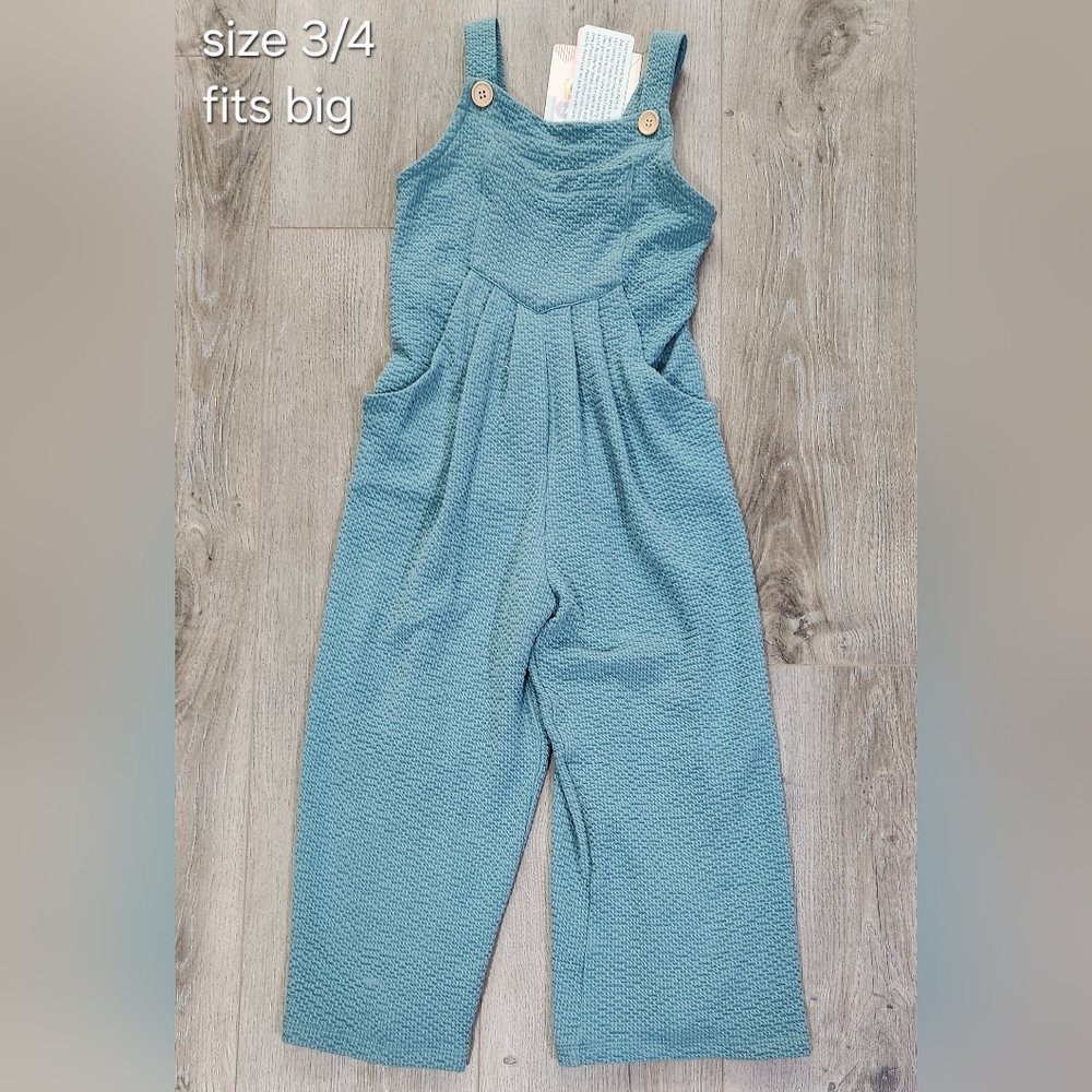Dot Dot Smile 3/4 Overalls